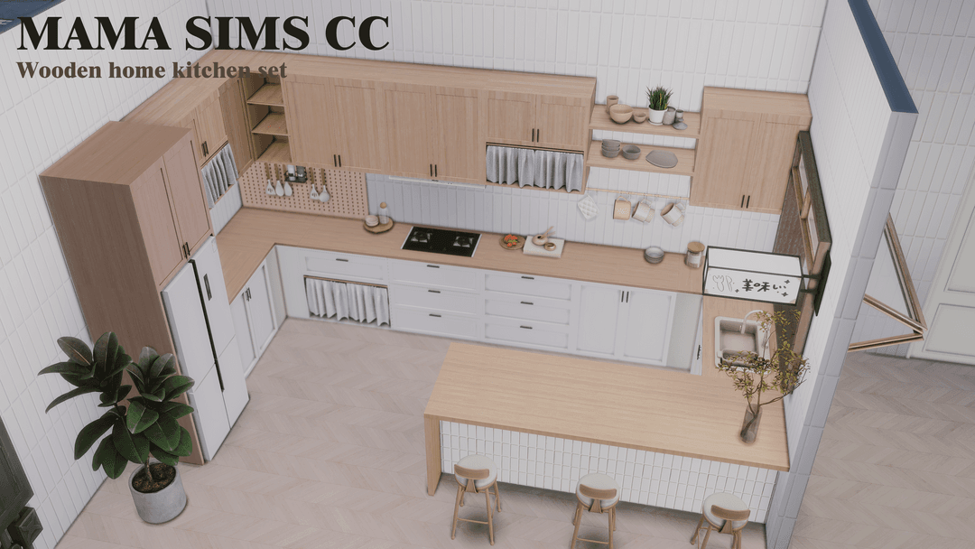 Галерея мода Набор для кухни Wooden homestead kitchen #2